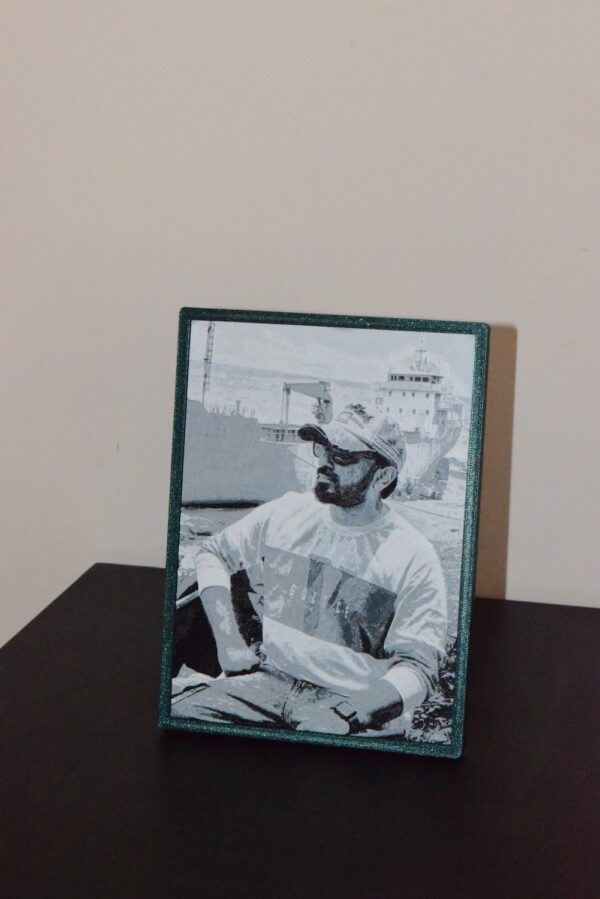 custom 3d photo art with display frame