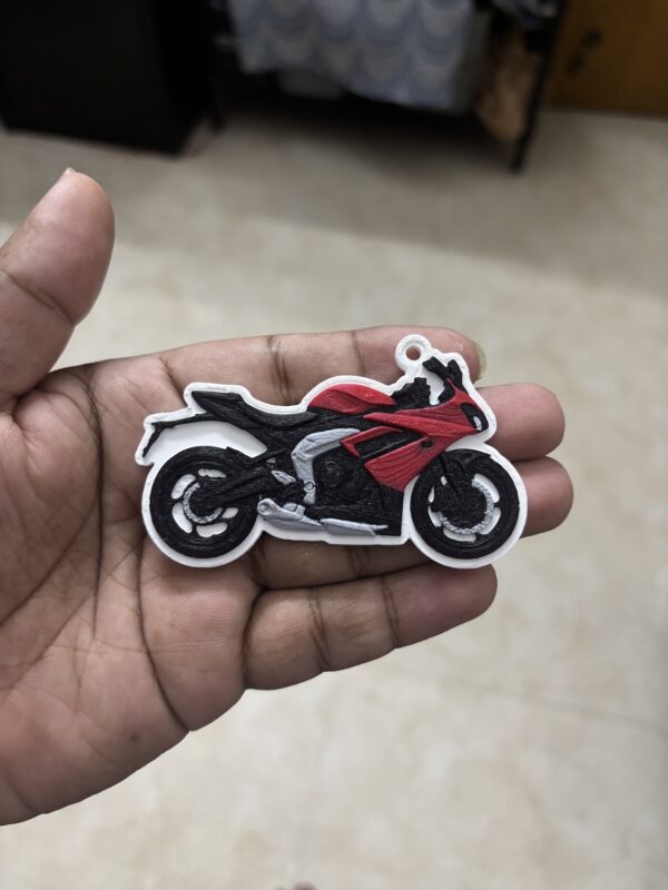 custom motorcycle keychain