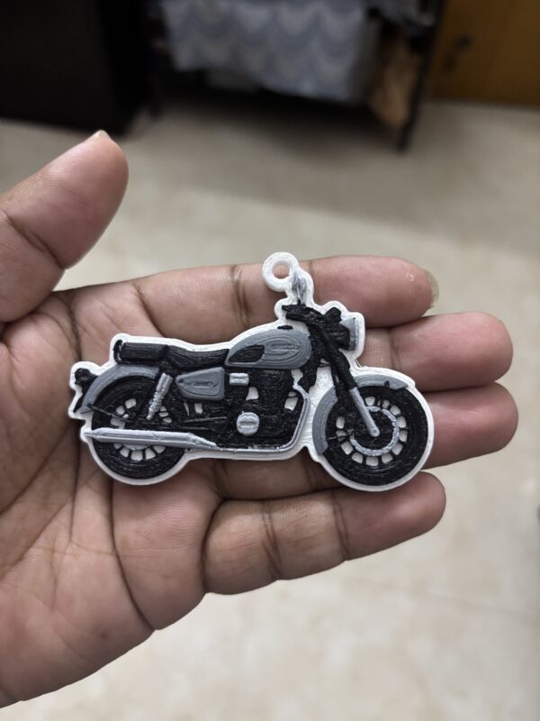 custom motorcycle keychain