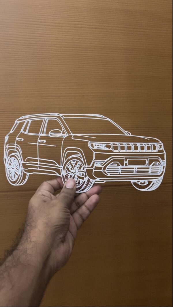 customised 3d printed car silhouette customised 3d printed car silhouette