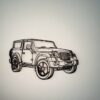 customised 3d printed car silhouette